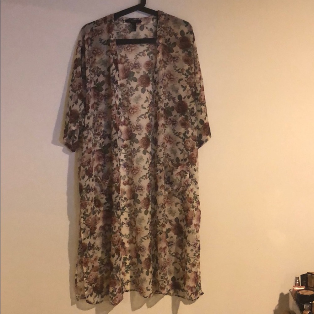 Floral sheer shall